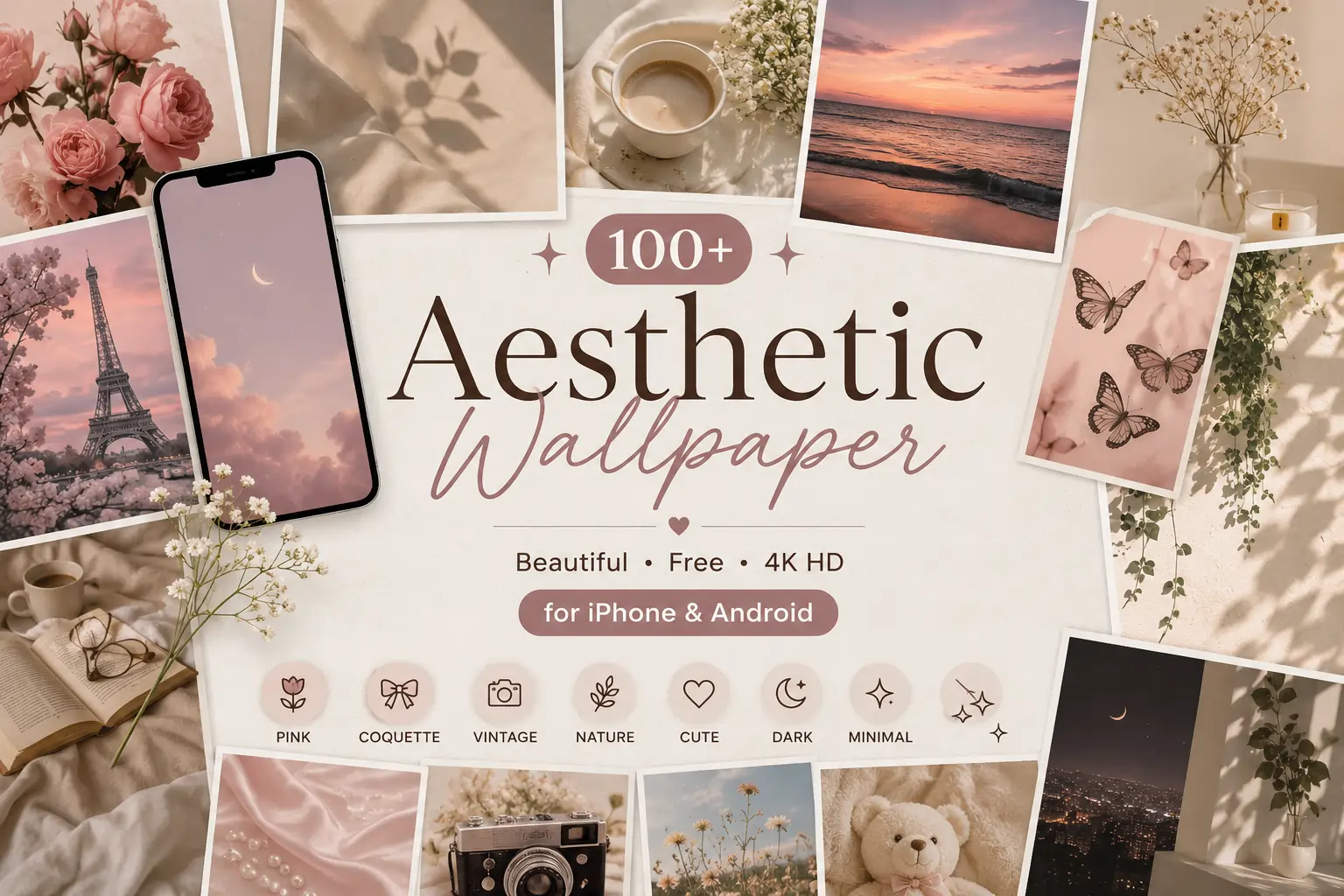 100+ Aesthetic Wallpaper for iPhone & Android (4K HD) | Avenlly